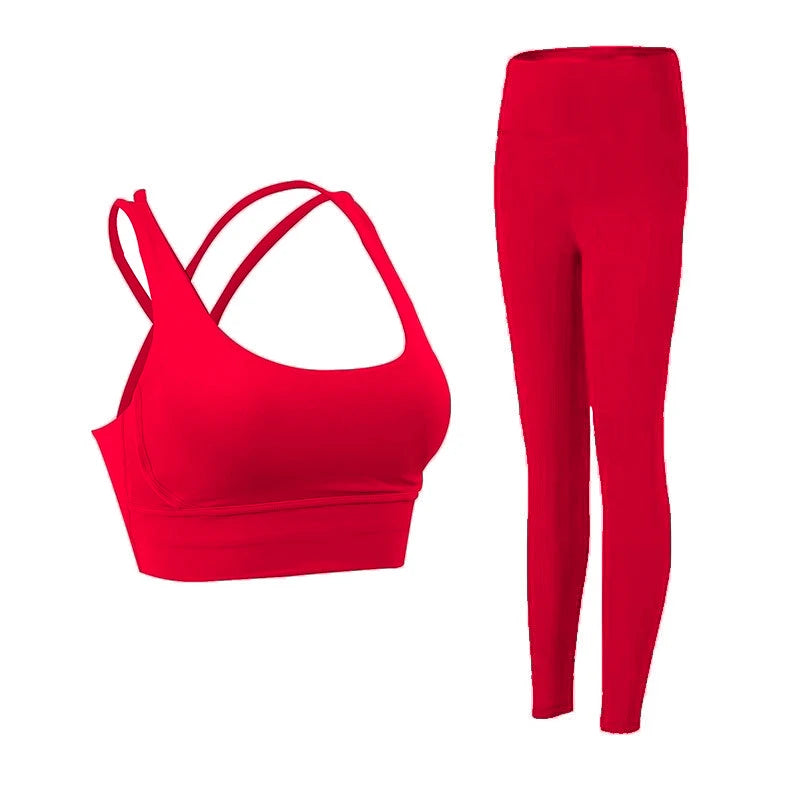 Conjunto Premium ALIUS Fitness / Yoga / Pilates Feminino 2 peças