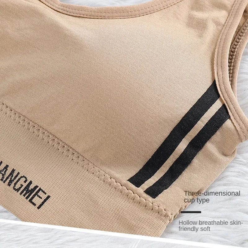 Summer Women Comfortable Seamless Large U Sports Bra For Cup Running Yoga Gym Crop Top Women Push Up Sport Bra Top New