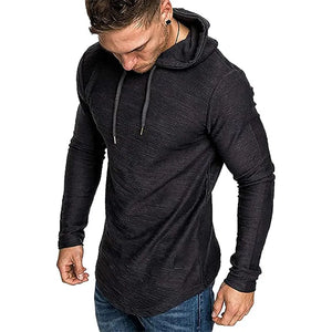 Running Jacket Hoodie Men Sportswear Hooded Hoody Workout Training Pullover Athletic Tracksuirt Gym Fitness Sport Sweatshirt Men